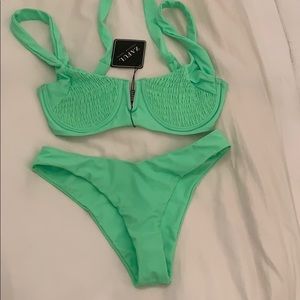 GREEN ZAFUL BIKINI